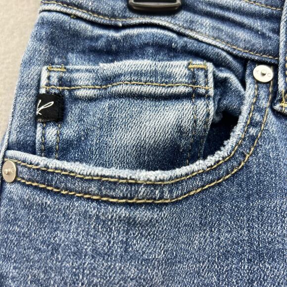 Kancan Jeans Women's 9/28 Blue Geneva High Rise Ankle Skinny Preppy Normcore - Picture 9 of 14